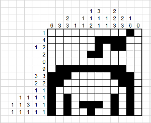 Spurlos Rätselreisen - Adventskalender Rätsel Nonogramm-Lösung von Martin