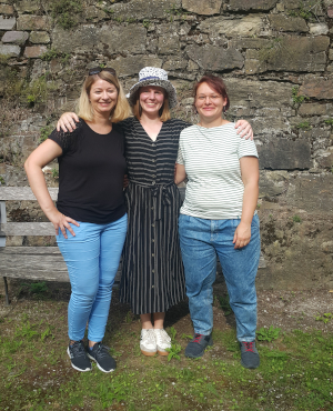 Hall of Fame-Team Tanja, Anne und Lisa